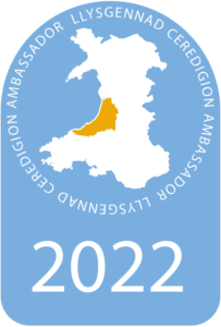 Llysgennad Ceredigion Ambassador logo