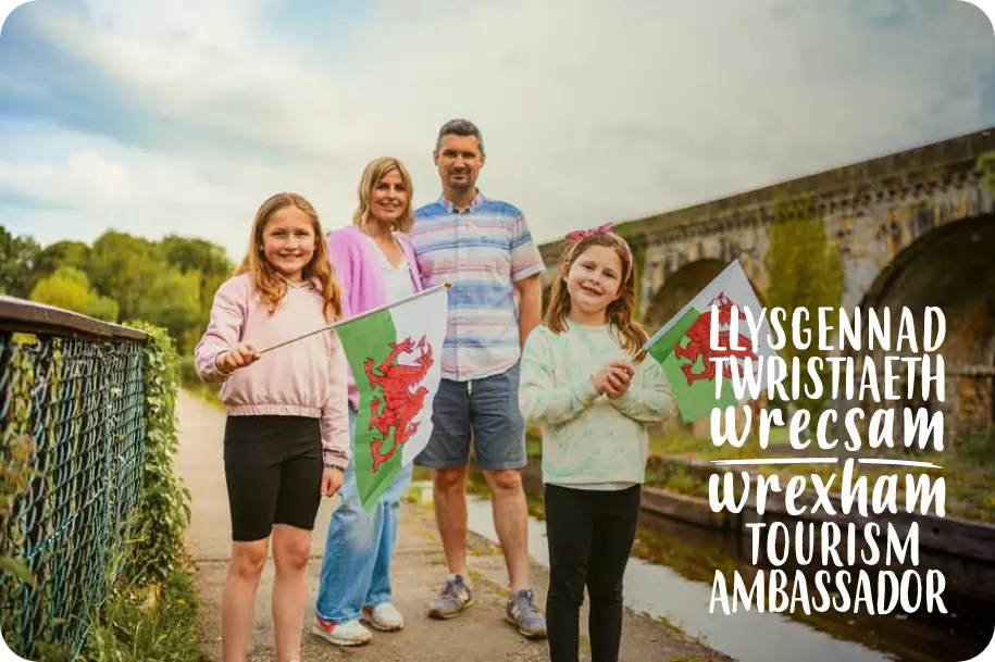 Llysgennad Twristiaeth Wrecsam Wrexham Tourism Ambassador