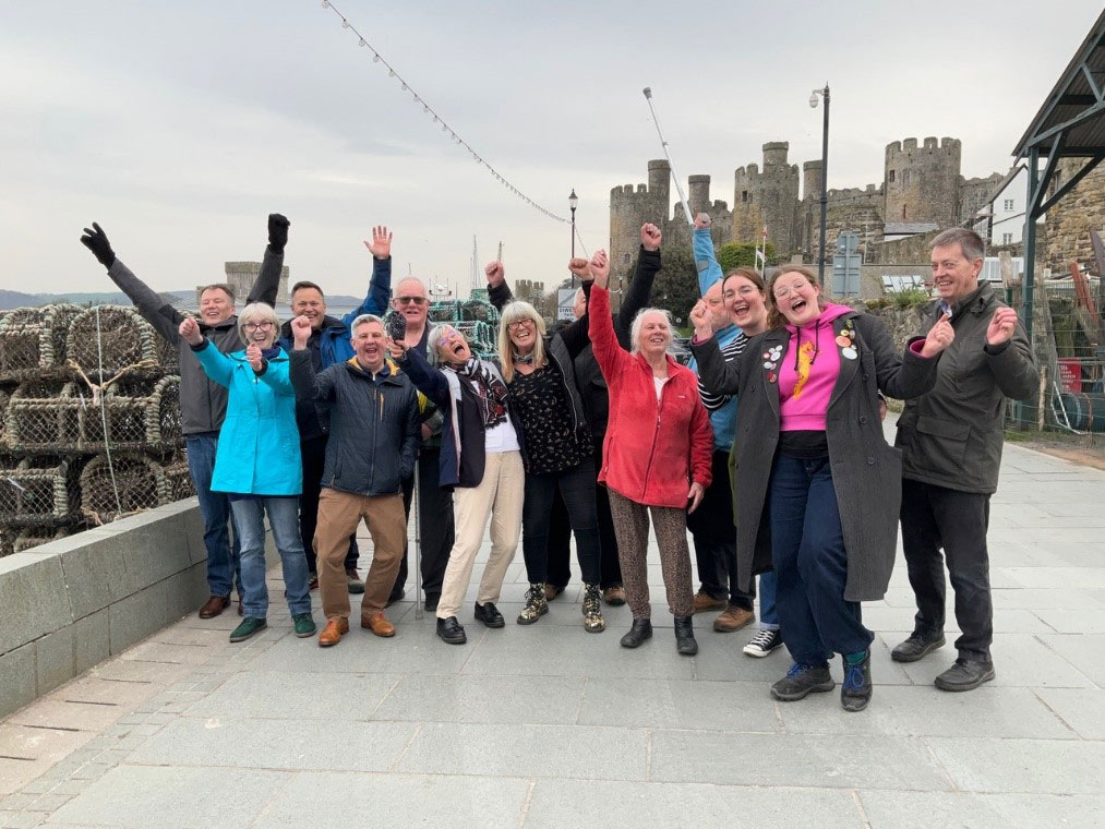 Conwy White Guides Conwy Quay and Castle